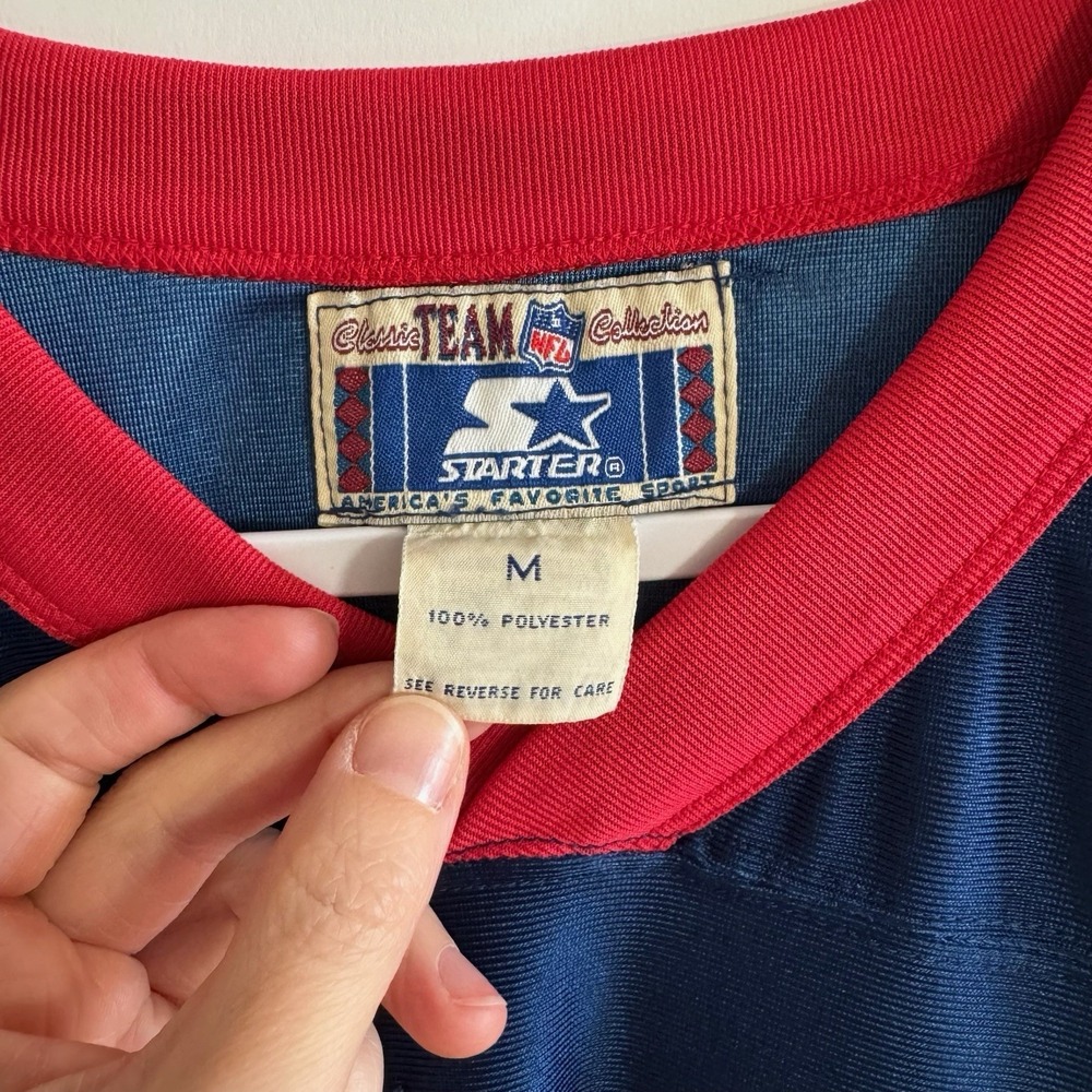 Starter Vintage New England Patriots Drew Bledsoe Jersey 11 Medium Quarterback - Picture 3 of 9